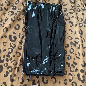 Missguided vinyl cigarette pants